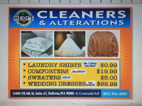 Printed custom banner for business