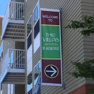 Custom outdoor banner