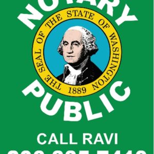 Polyplast notary window sign