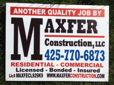 Custom yard sign