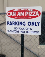 12x18 composite aluminum sign