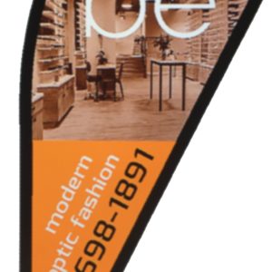 Scaled Bellevue Eye teardrop flag