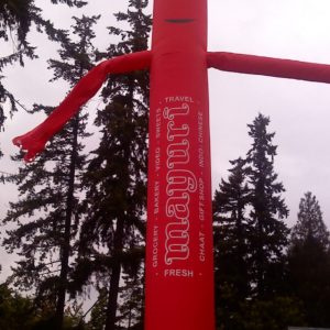 Custom vinyl sign for Mayuri Sky Dancer